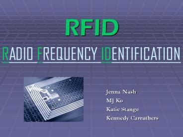 rfid chips power powerpoint|rfid ppt download.